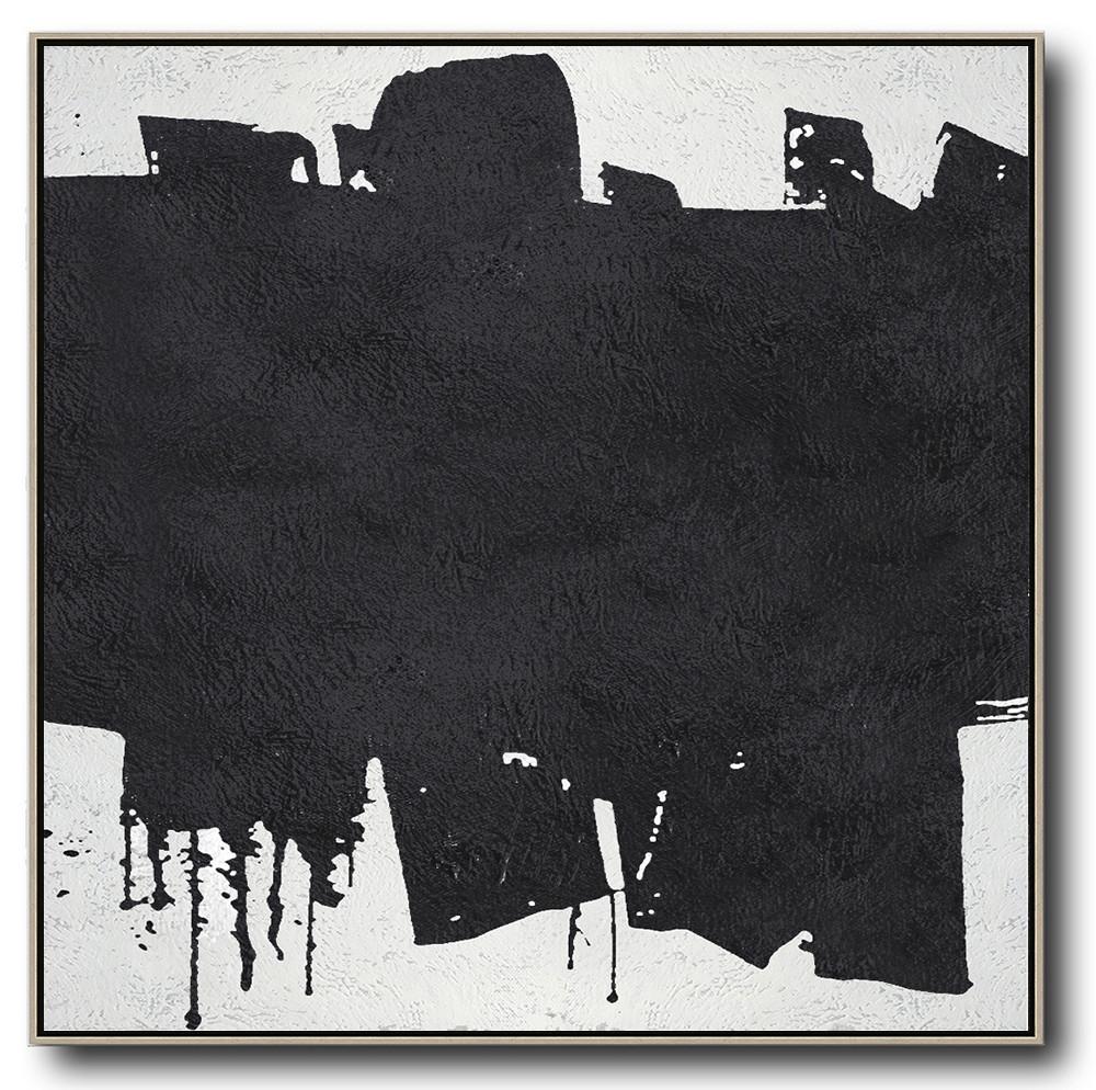 Minimal Black and White Painting #MN60A